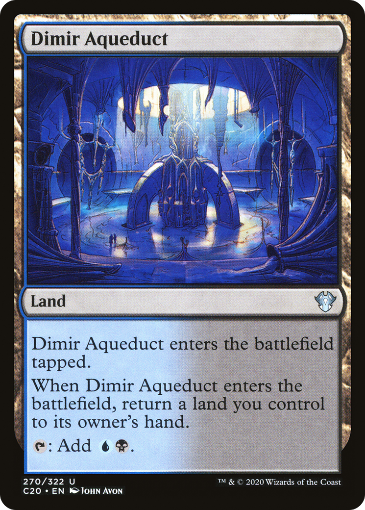 Dimir Aqueduct (C20-270) [Commander 2020]