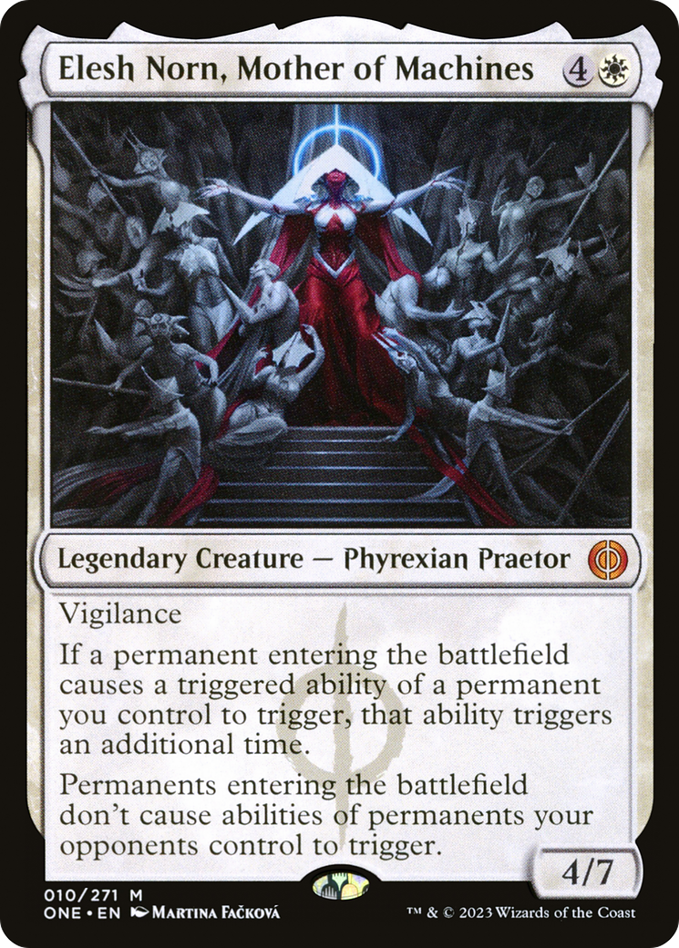 Elesh Norn, Mother of Machines (ONE-010) [Phyrexia: All Will Be One] Foil