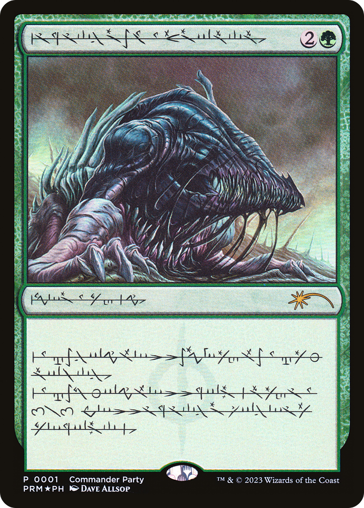 Beast Within (Phyrexian) (WPN-001) [Wizards Play Network 2023] Foil