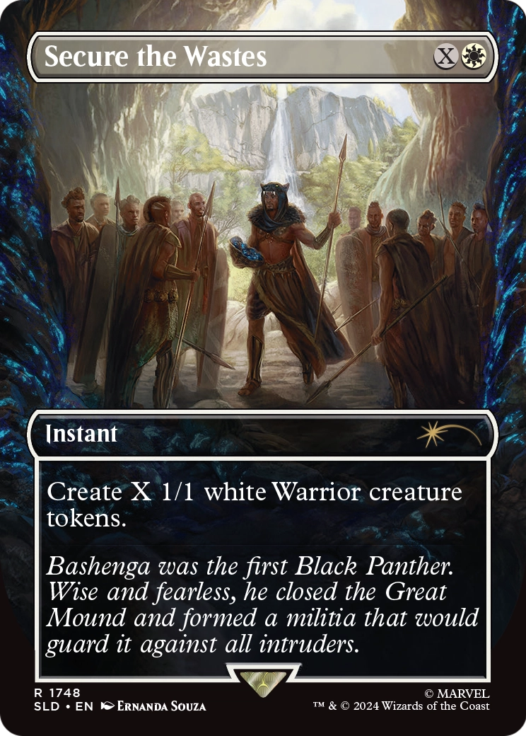 Secure the Wastes (SLD-1748) (Borderless) [Secret Lair Drop] Foil