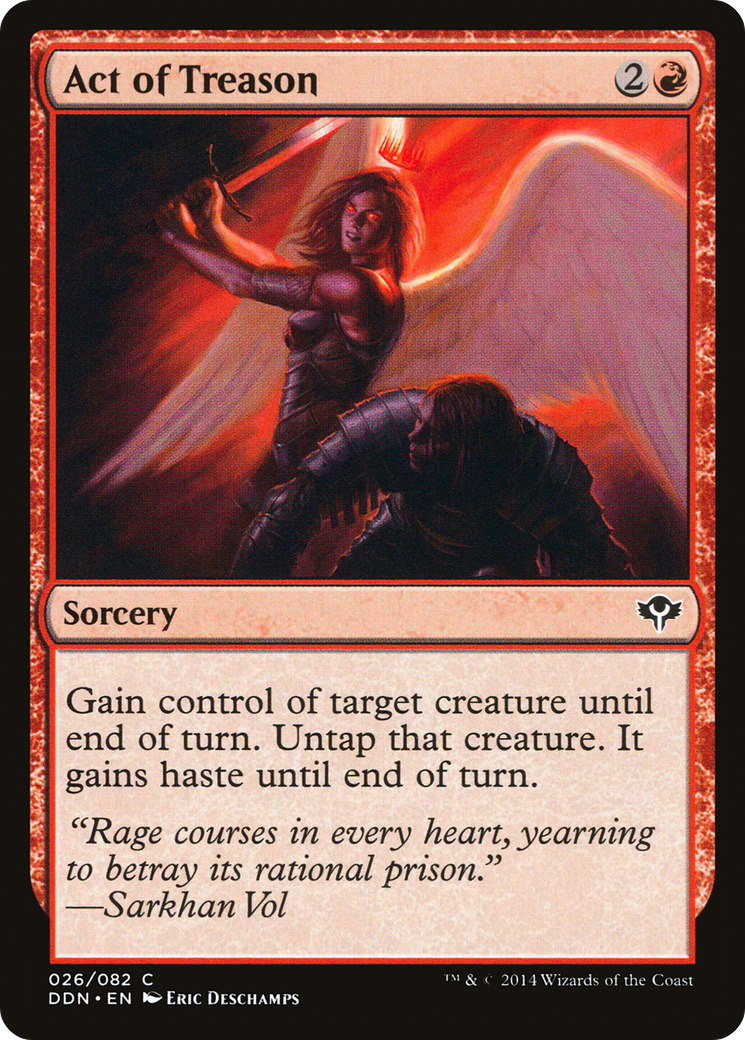 Act of Treason (DDN-026) [Duel Decks: Speed vs. Cunning]