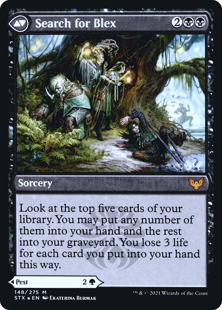 Blex, Vexing Pest (PRE-148S) [Strixhaven: School of Mages Promos] Foil