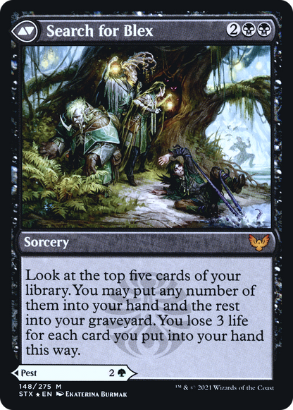 Blex, Vexing Pest (PRE-148S) [Strixhaven: School of Mages Promos] Foil