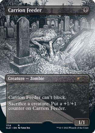 Carrion Feeder (Borderless) (Foil Etched) (SLD-1114) [Secret Lair Drop Series] Foil