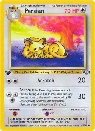 Persian (042/64) [Jungle] 1st Edition - Uncommon