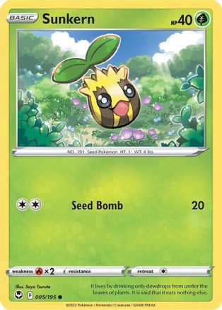 Sunkern (005/195) [SWSH12 Silver Tempest] - Common