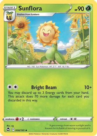 Sunflora (006/195) [SWSH12 Silver Tempest] - Uncommon