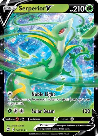 Serperior V (007/195) [SWSH12 Silver Tempest] Holofoil - Ultra Rare