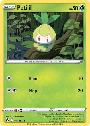 Petilil (009/195) [SWSH12 Silver Tempest] - Common