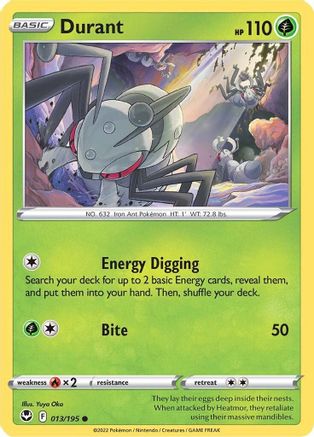 Durant (013/195) [SWSH12 Silver Tempest] - Common