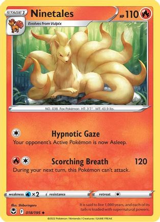 Ninetales (018/195) [SWSH12 Silver Tempest] - Uncommon
