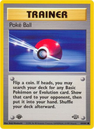Poke Ball (064/64) [Jungle] 1st Edition - Common