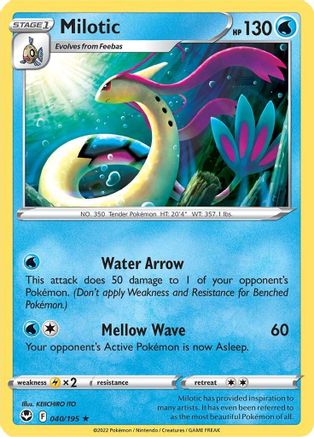 Milotic (040/195) [SWSH12 Silver Tempest] Reverse Holofoil - Rare