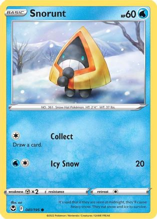 Snorunt (041/195) [SWSH12 Silver Tempest] Reverse Holofoil - Common