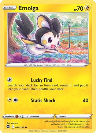 Emolga (054/195) [SWSH12 Silver Tempest] - Common