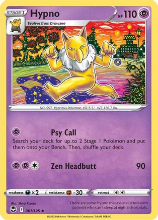 Hypno (061/195) [SWSH12 Silver Tempest] - Uncommon