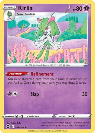 Kirlia (068/195) [SWSH12 Silver Tempest] Reverse Holofoil - Uncommon