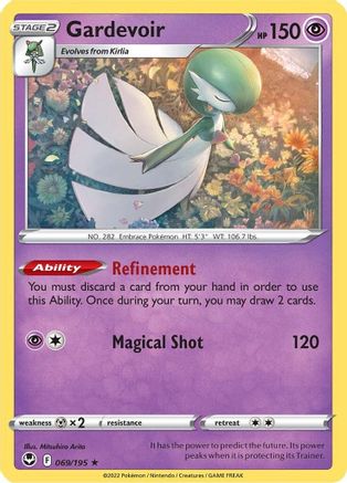 Gardevoir (069/195) [SWSH12 Silver Tempest] Reverse Holofoil - Rare