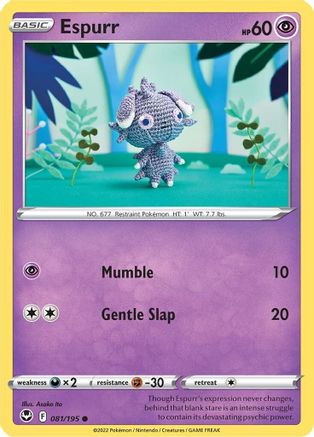 Espurr (081/195) [SWSH12 Silver Tempest] - Common