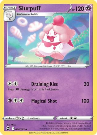 Slurpuff (084/195) [SWSH12 Silver Tempest] Reverse Holofoil - Uncommon