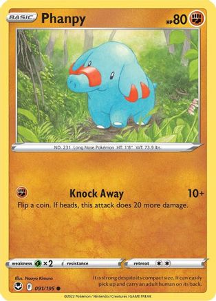 Phanpy (091/195) [SWSH12 Silver Tempest] - Common