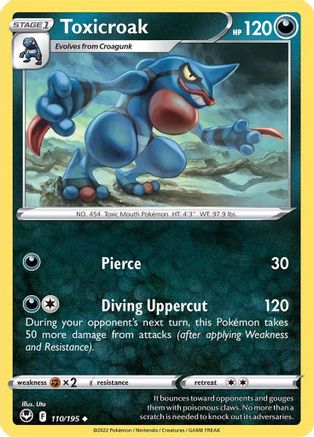 Toxicroak (110/195) [SWSH12 Silver Tempest] - Uncommon