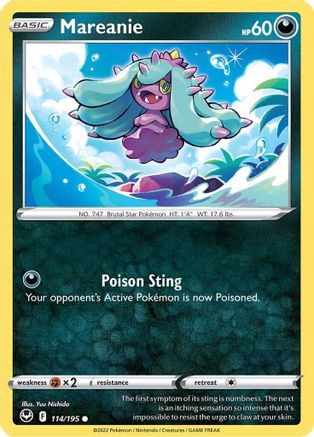 Mareanie (114/195) [SWSH12 Silver Tempest] - Common