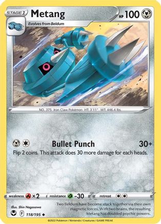 Metang (118/195) [SWSH12 Silver Tempest] - Uncommon
