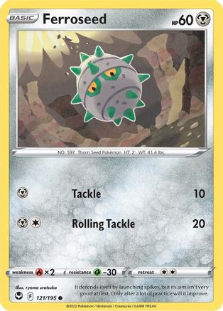 Ferroseed (121/195) [SWSH12 Silver Tempest] - Common