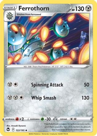 Ferrothorn (122/195) [SWSH12 Silver Tempest] - Uncommon
