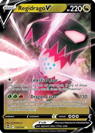 Regidrago V (135/195) [SWSH12 Silver Tempest] Holofoil - Ultra Rare