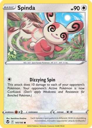 Spinda (141/195) [SWSH12 Silver Tempest] Reverse Holofoil - Common