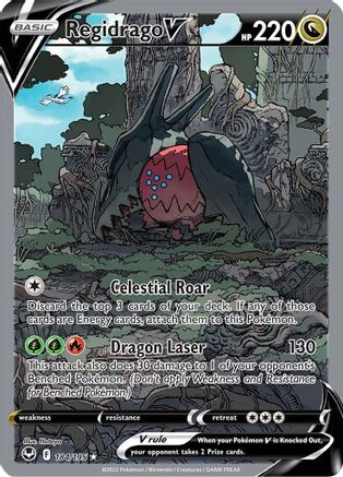 Regidrago V (Alternate Full Art) (184/195) [SWSH12 Silver Tempest] Holofoil - Ultra Rare