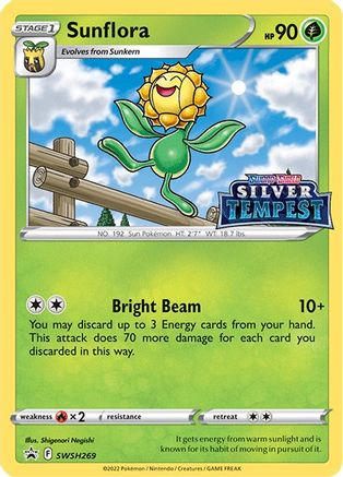 Sunflora (Prerelease) (SWSH269/307) [SWSH Sword & Shield Promo Cards] Holofoil - Promo