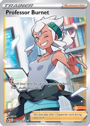 Professor Burnet (TG26/30) [SWSH12 Silver Tempest Trainer Gallery] Holofoil - Ultra Rare