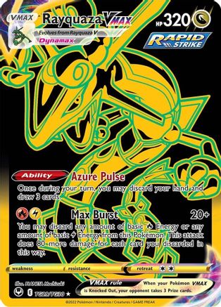 Rayquaza VMAX (Secret) (TG29/30) [SWSH12 Silver Tempest Trainer Gallery] Holofoil - Secret Rare