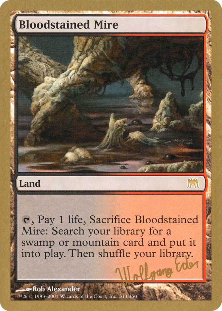 Bloodstained Mire - 2003 Wolfgang Eder (ONS) [World Championship Decks 2003]