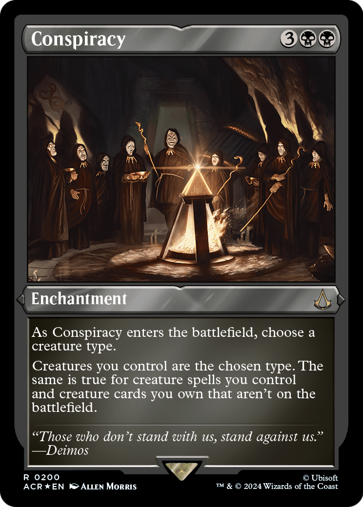 Conspiracy (Foil Etched) (ACR-200) [Assassin's Creed] Foil