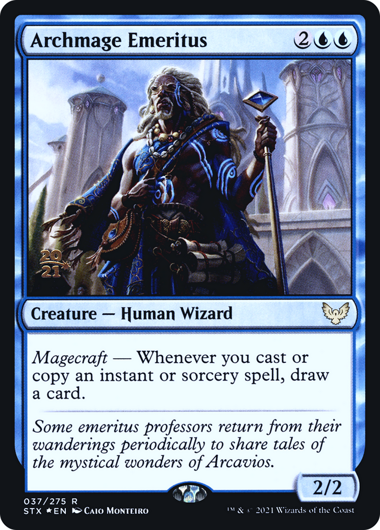 Archmage Emeritus (PRE-37S) [Strixhaven: School of Mages Promos] Foil