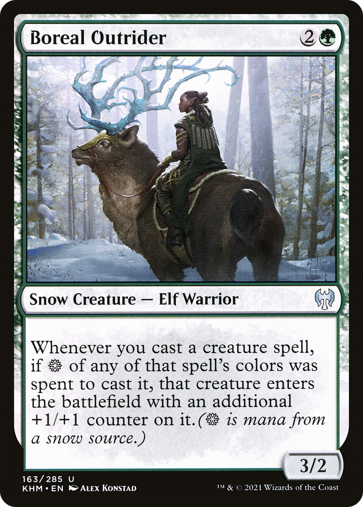 Boreal Outrider (KHM-163) [Kaldheim] Foil