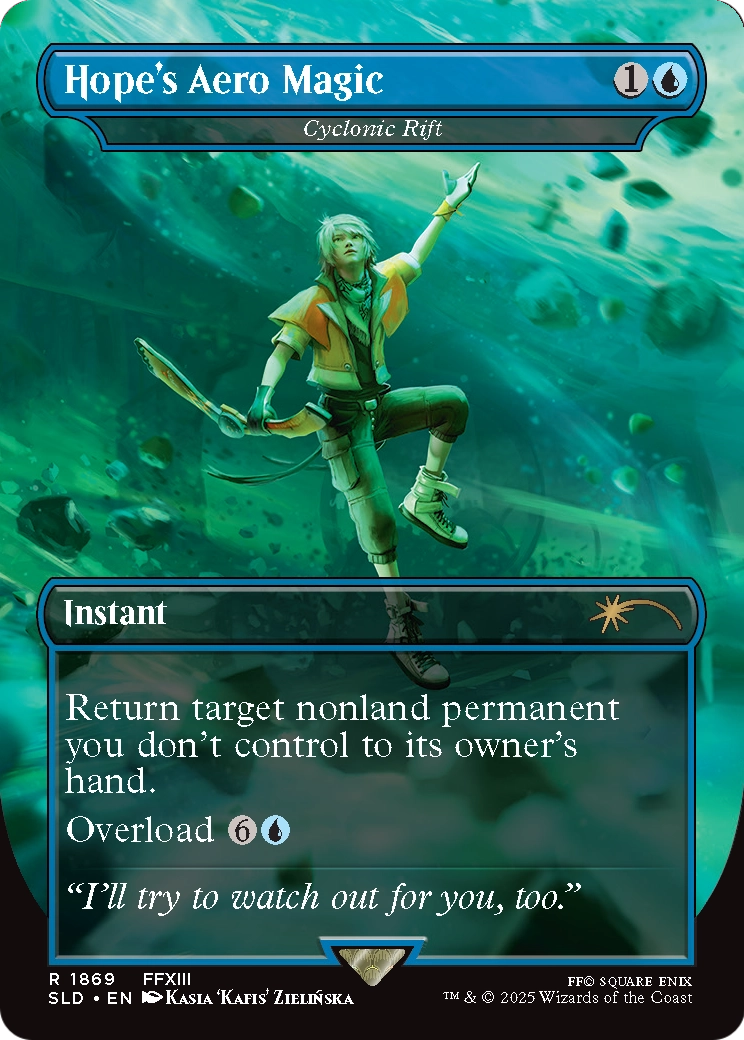Cyclonic Rift (SLD-1869) (Borderless) [Secret Lair Drop] Foil