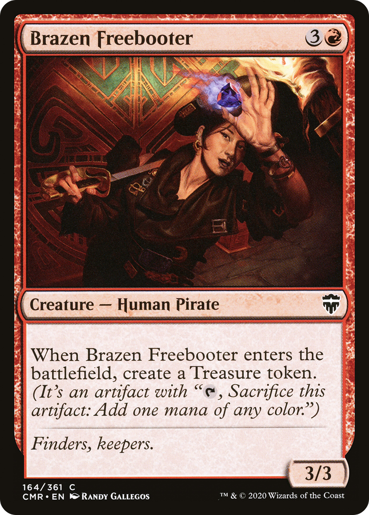 Brazen Freebooter (CMR-164) [Commander Legends] Foil