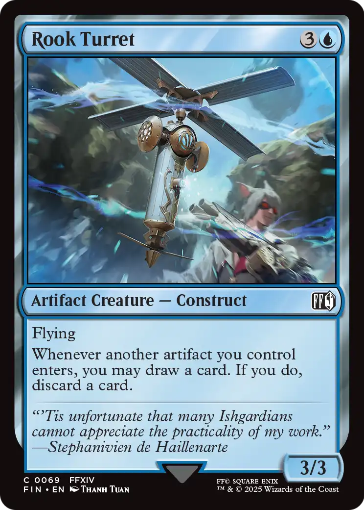 Rook Turret (FIN-069) [FINAL FANTASY] Foil
