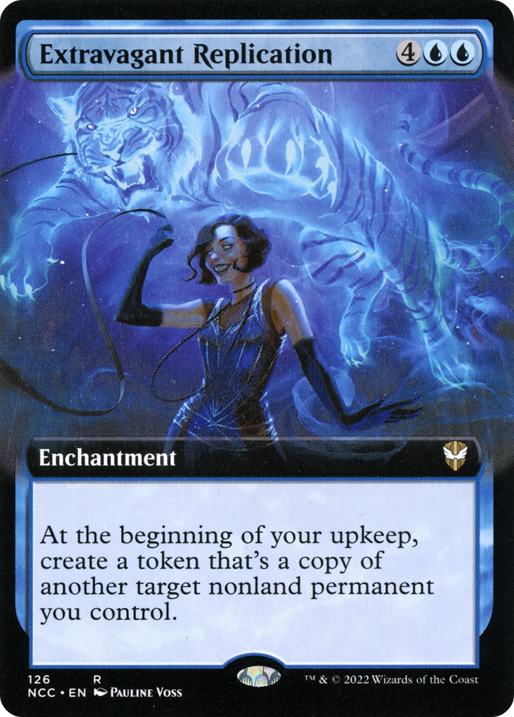 Extravagant Replication (Extended Art) (NCC-126) [New Capenna Commander]