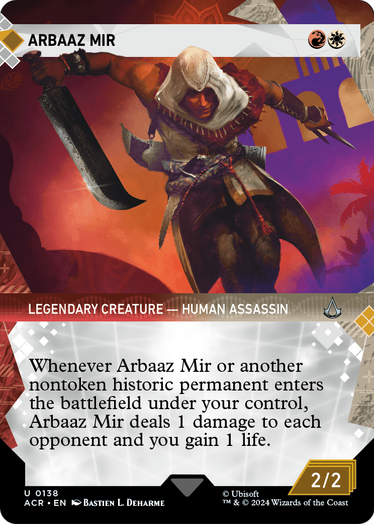 Arbaaz Mir (Showcase) (ACR-138) (Borderless) [Assassin's Creed] Foil