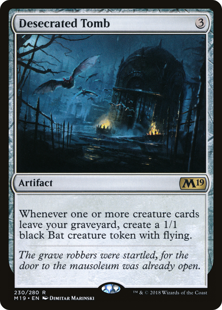 Desecrated Tomb (M19-230) [Core Set 2019]