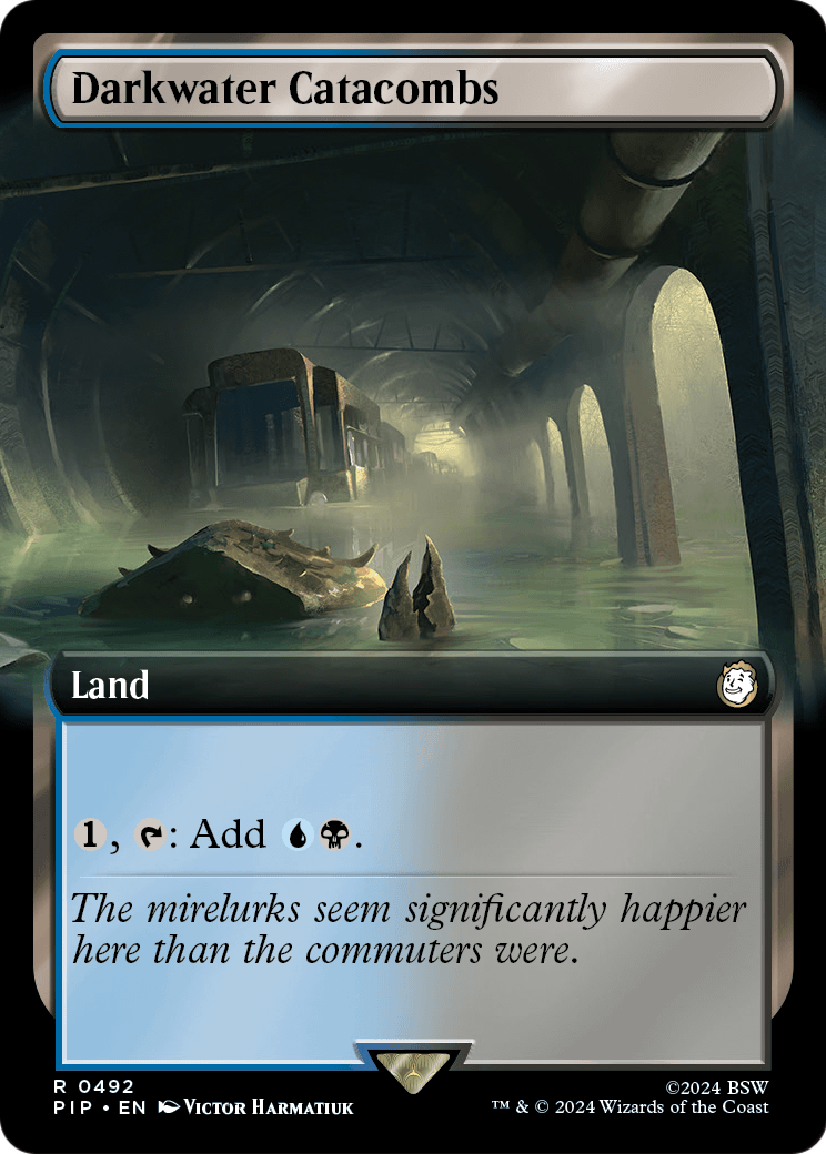 Darkwater Catacombs (Extended Art) (PIP-492) [Fallout] Foil
