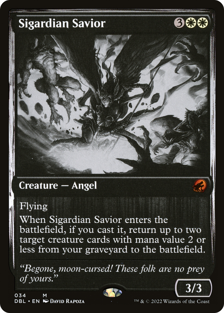 Sigardian Savior (DBL-034) [Innistrad: Double Feature] Foil