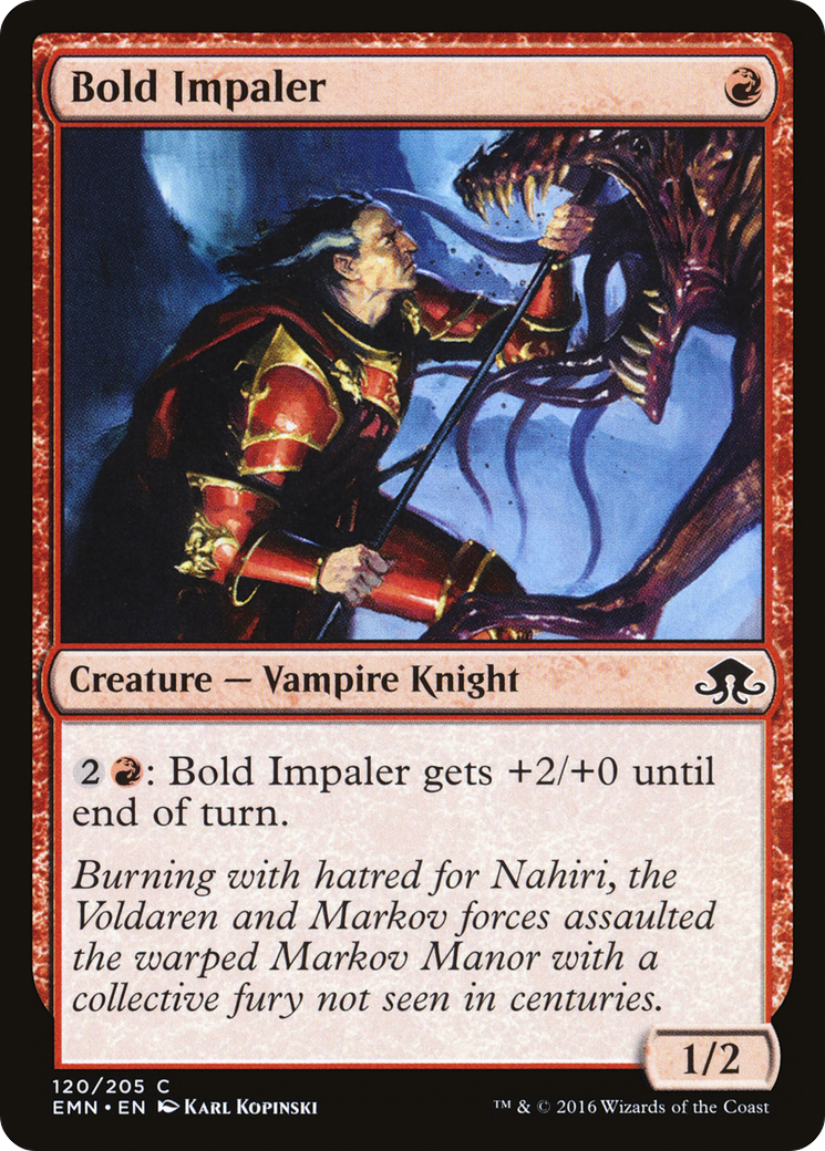 Bold Impaler (EMN-120) [Eldritch Moon] Foil