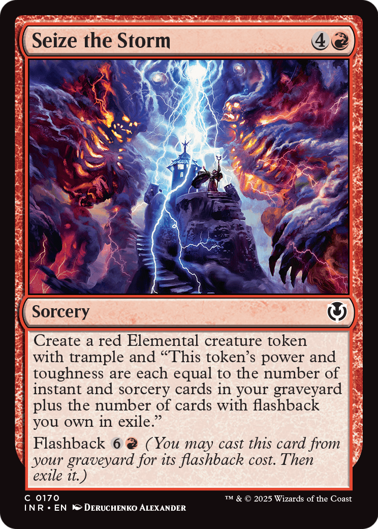 Seize the Storm (INR-170) [Innistrad Remastered] Foil